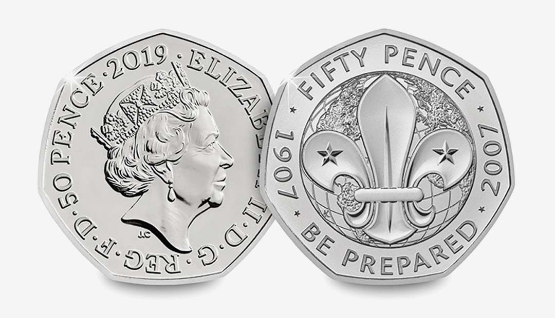 Win A 2019 Scouting 50p Coin