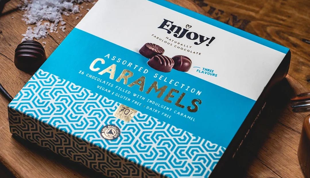 Win A Vegan Caramel Chocolate Box From Enjoy