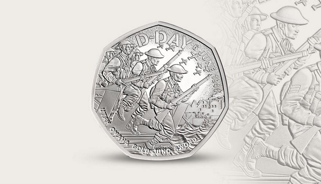 Win A D-Day 80th Anniversary 50p Pack Coin Pack