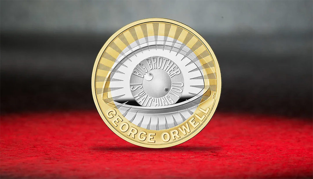 Win A George Orwell £2 Coin Pack