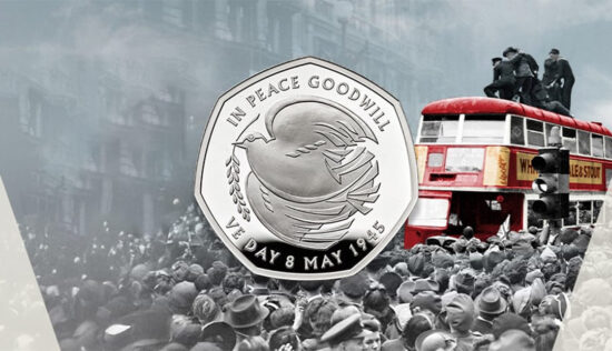80th Anniversary of VE Day 50p Coin