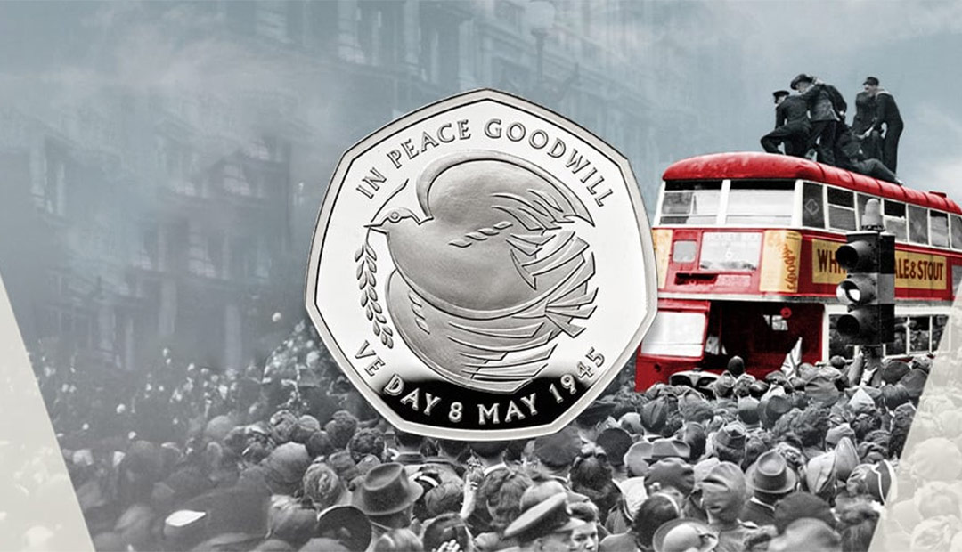 Win An 80th Anniversary of VE Day 50p Coin
