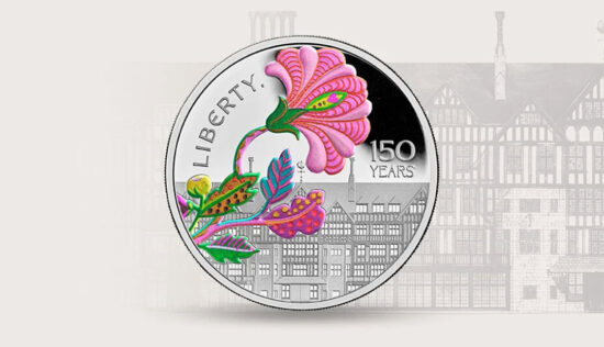 150 Years of Liberty £5 Colour Coin