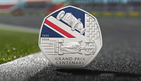 Grand Prix Centenary 50p Coin Pack