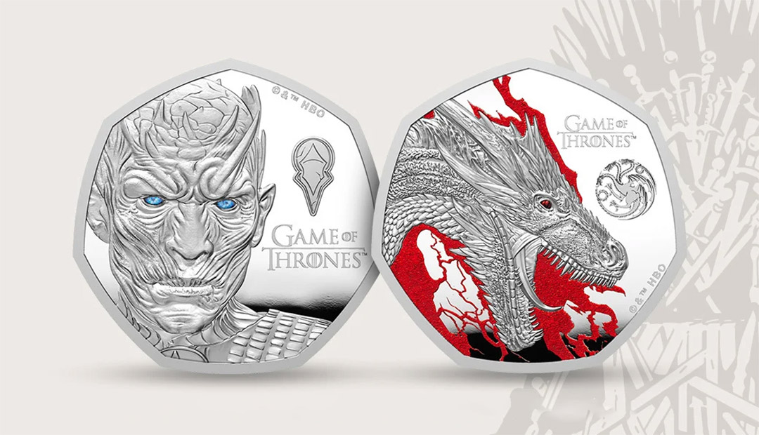 Win Two Game of Thrones 50p Coins